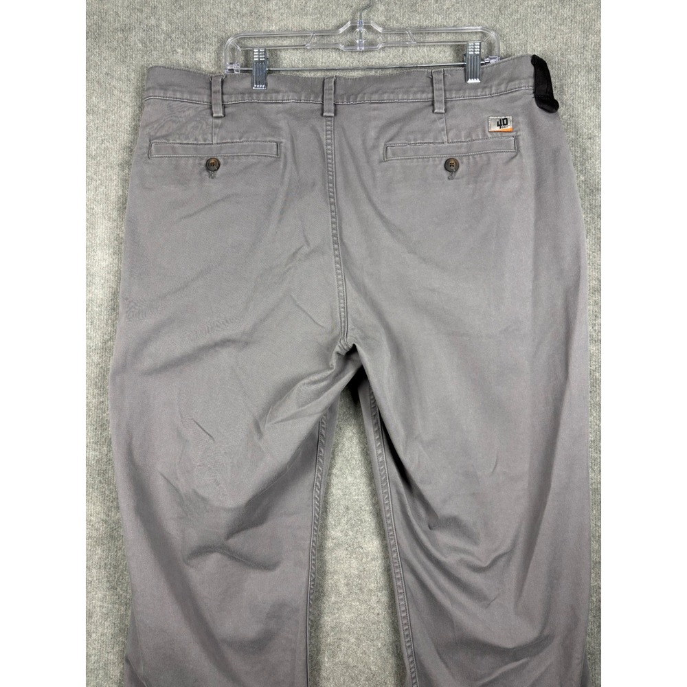 Duluth Trading 40 Grit Standard‎ Fit Chino Pants 42x30 Gray Workwear - Picture 5 of 9